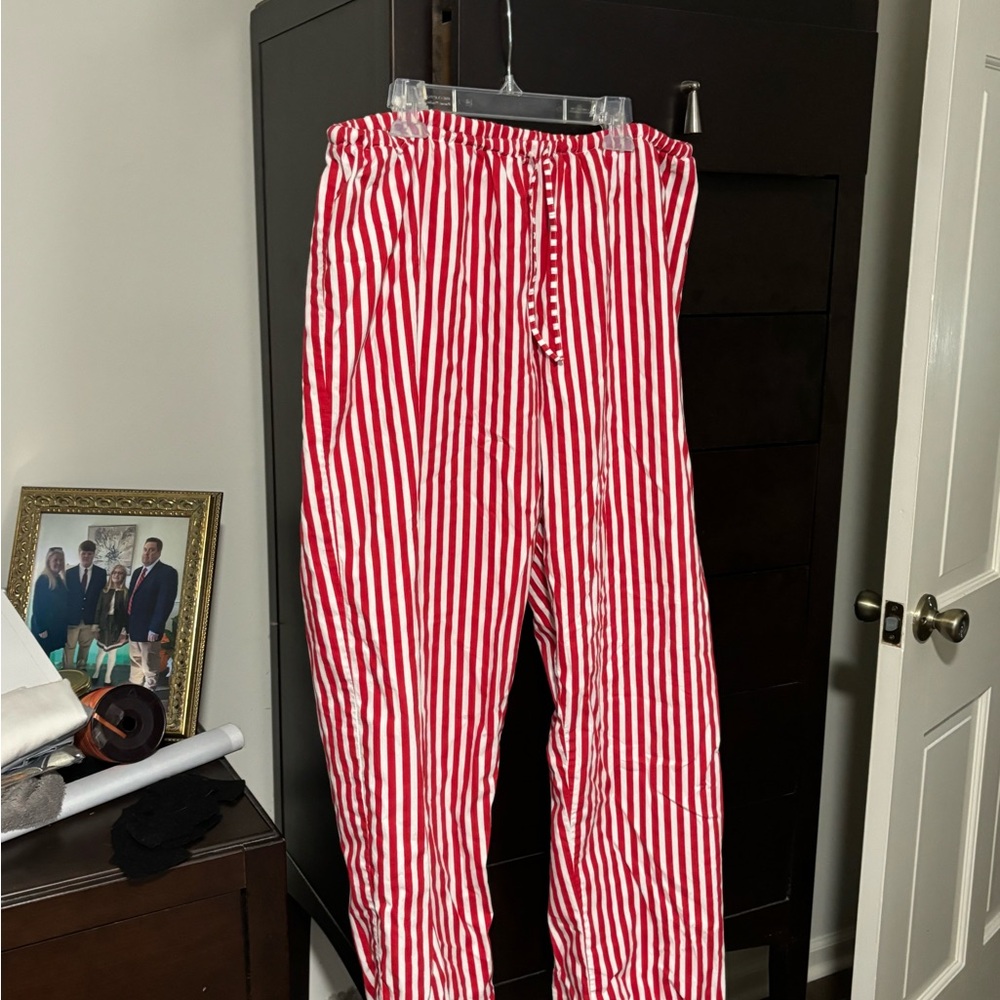 Eleanor Rose Red and White Striped Garment